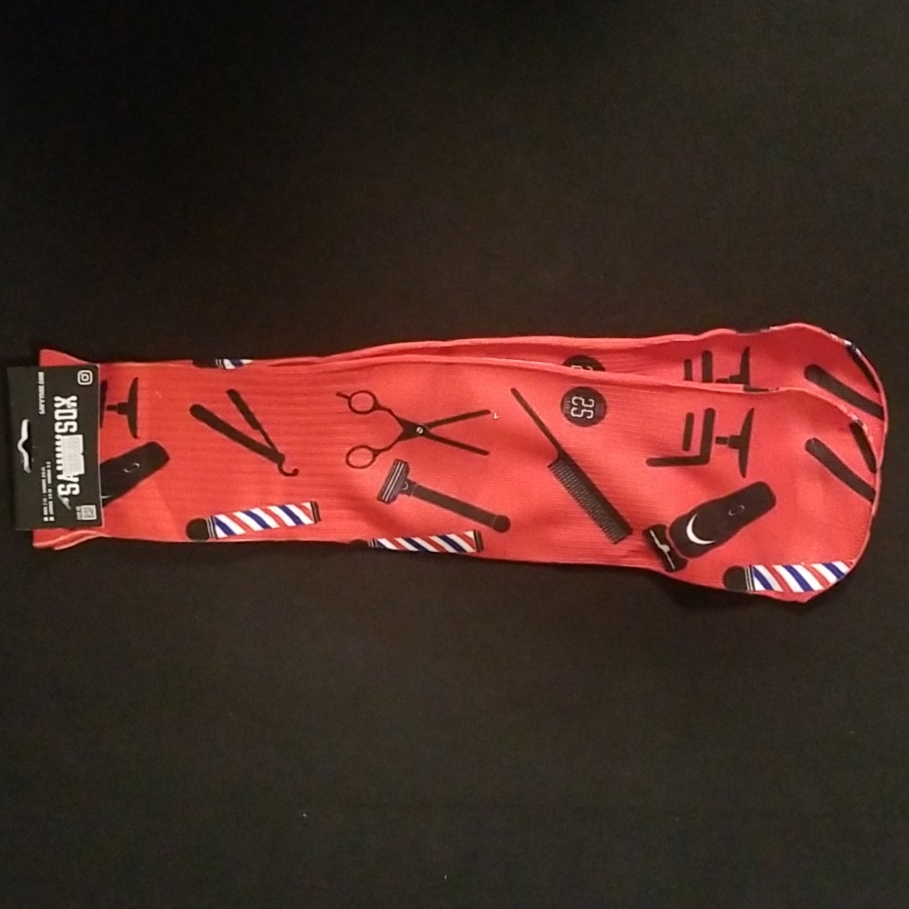 Barber Life Novelty Socks